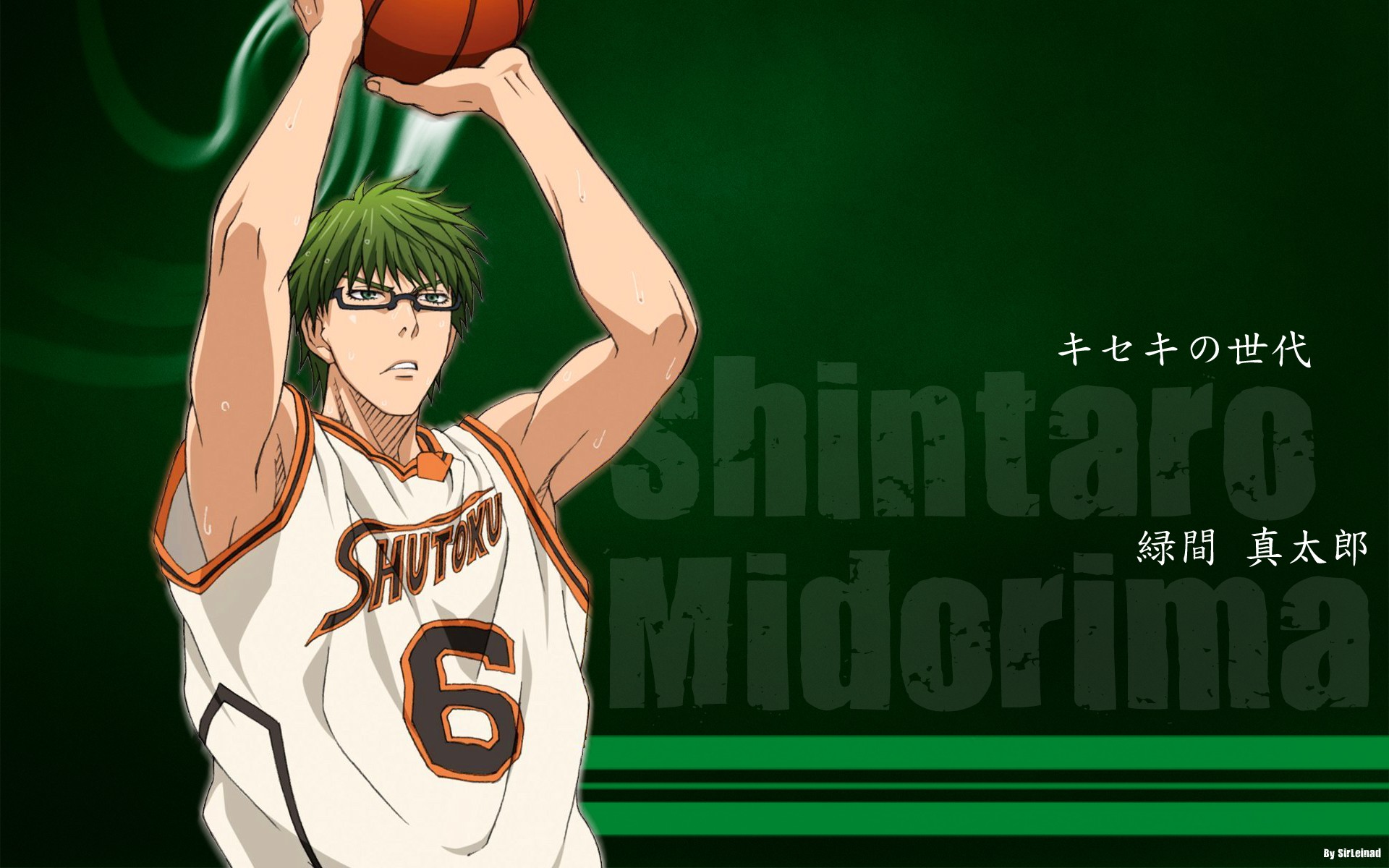Midorima Shintaro Kuroko No Basket Basketball Anime Boys 1920x1200