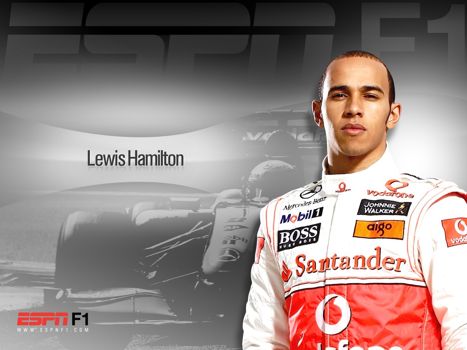 Lewis Hamilton Formula 1 Fan Art Men Poster 1600x1200
