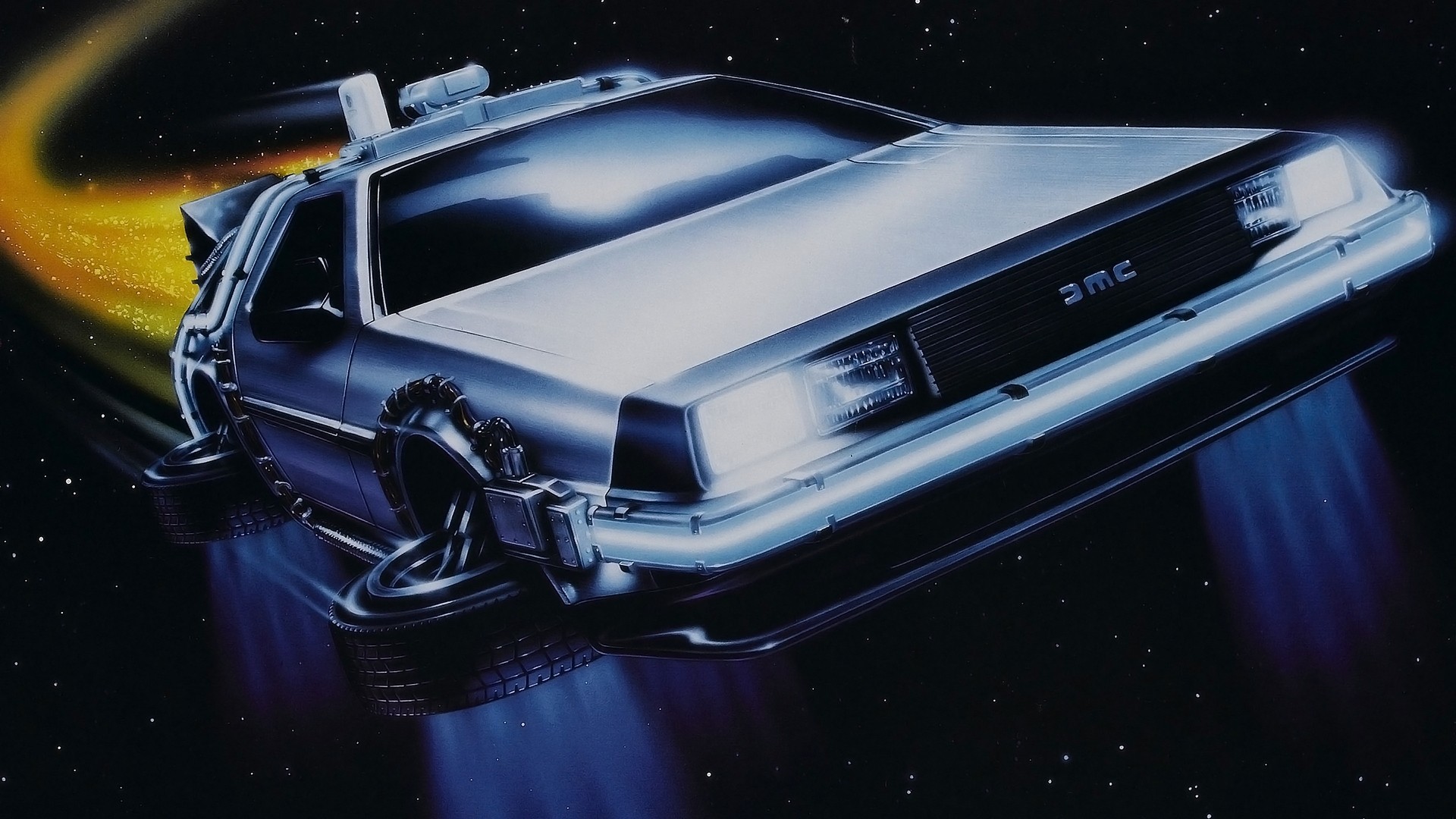 Back To The Future DeLorean Movies Time Travel Space Time Machine 1920x1080