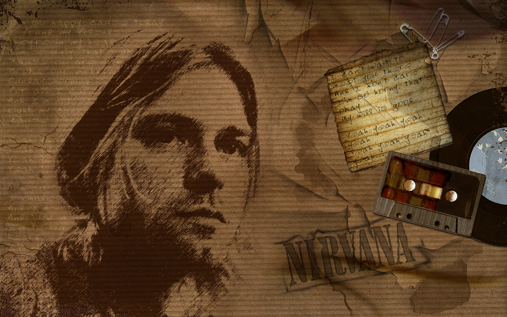 Kurt Cobain Nirvana Music 1680x1050