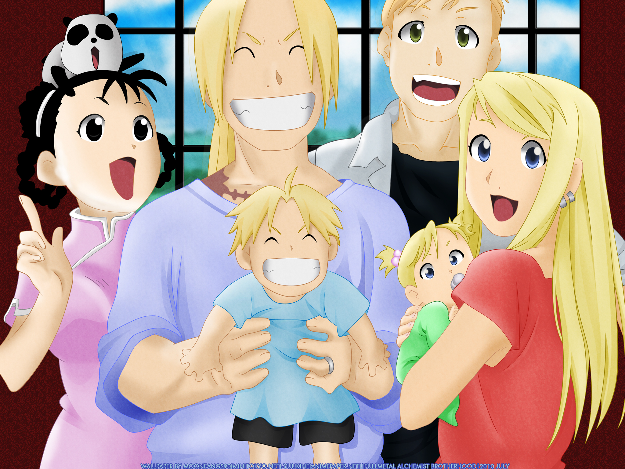 Winry Rockbell Edward Elric Alphonse Elric May Chang Shao May 2048x1536
