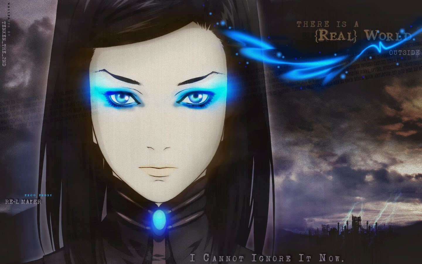 Ergo Proxy Re L Mayer Anime Girls Anime Blue Eyes 1440x900