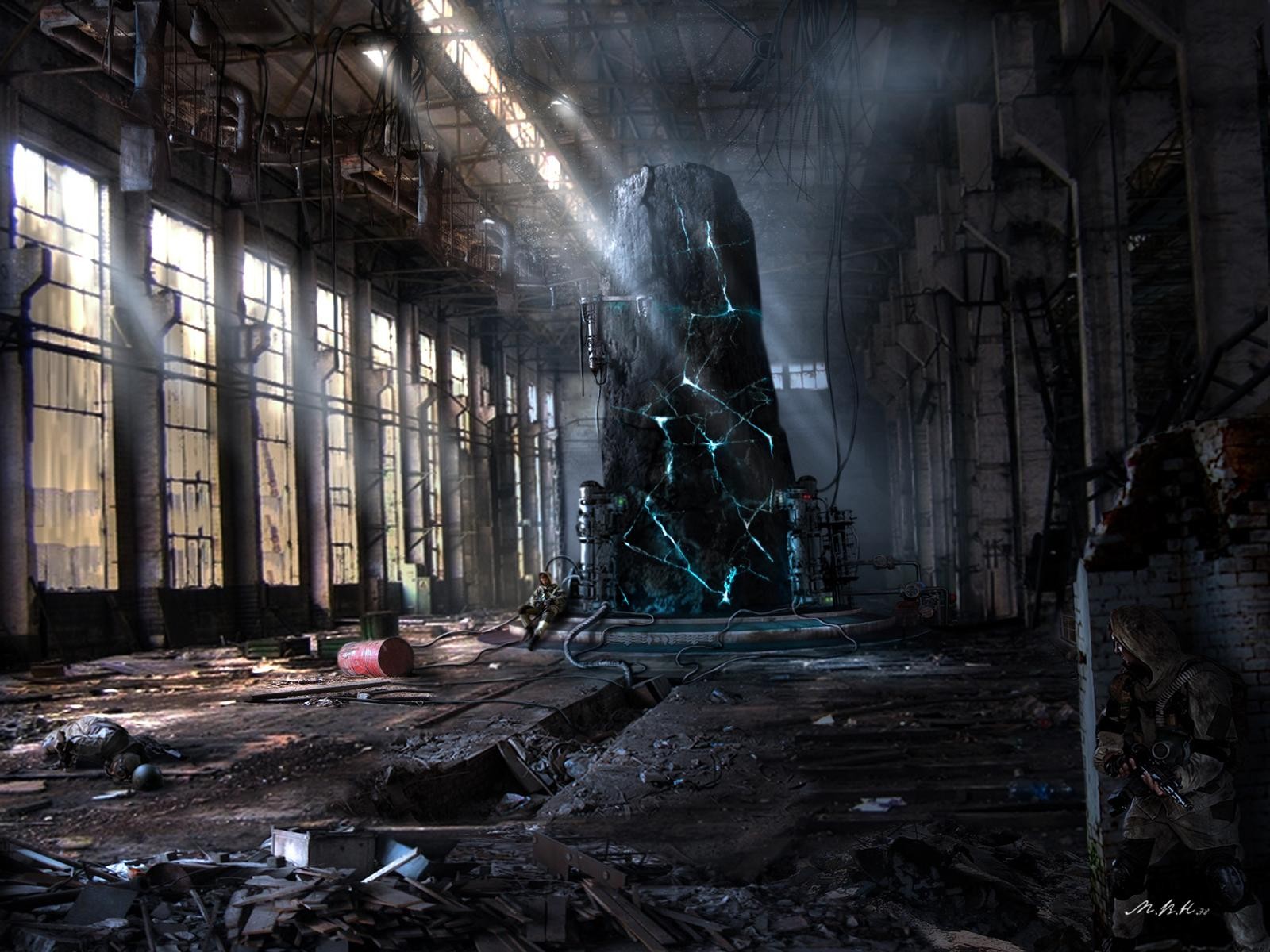 Apocalyptic Monolith Chernobyl Shadow Of Chernobyl Video Games 1600x1200