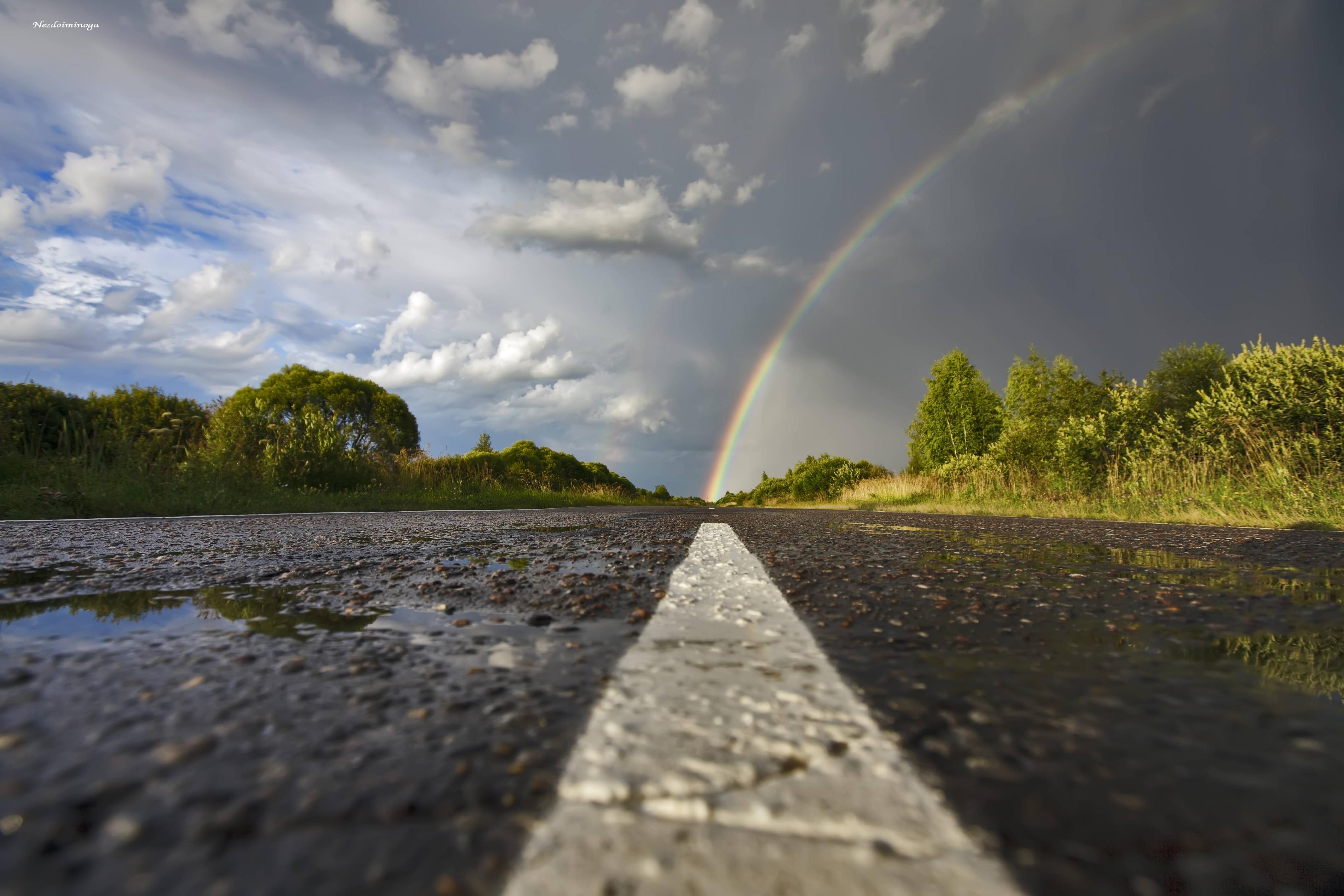 Rainbows Road Wet Road 4264x2842