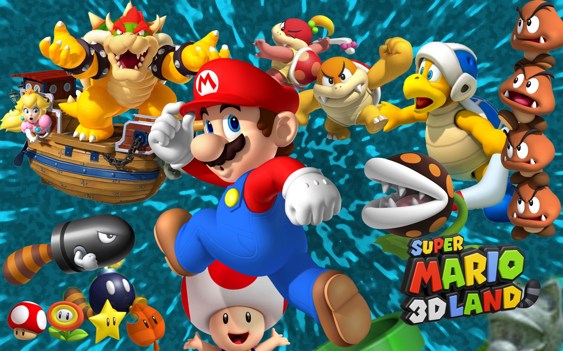 Video Game Super Mario 3D Land 1920x1200