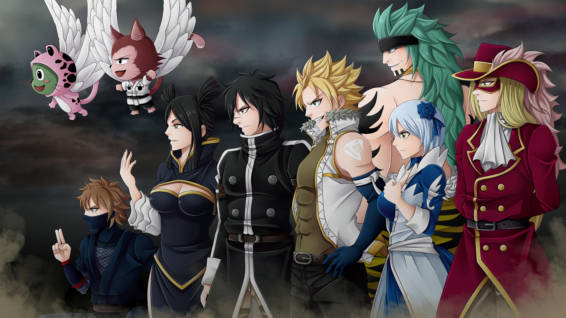 Sting Eucliffe Rogue Cheney Lector Fairy Tail Frosch Fairy Tail Minerva Orland Rufus Lore Orga Nanag 1920x1080