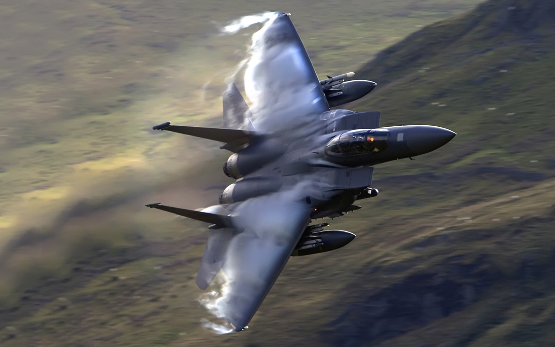 Jet Fighter Aircraft F 15 Eagle Military Aircraft Vehicle 1920x1200