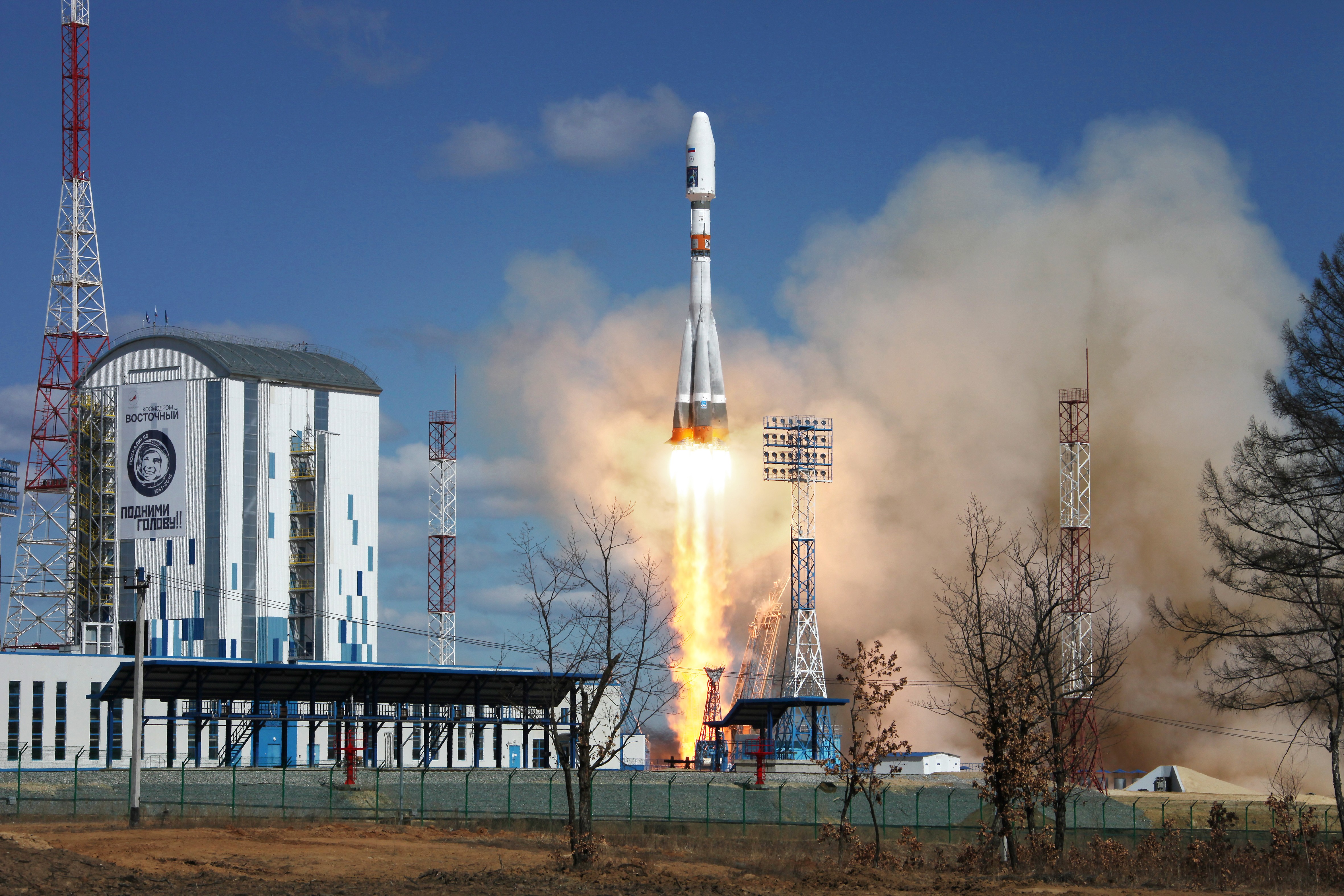 Roscosmos Vostochny Cosmodrome Soyuz 4724x3150