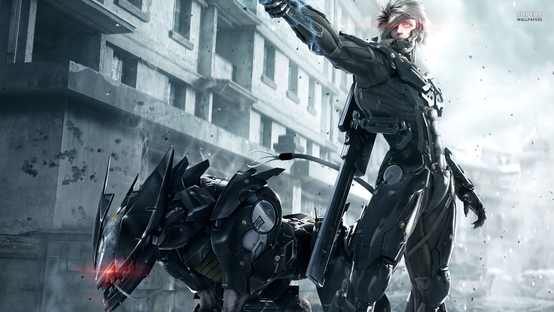 Metal Gear Rising Metal Gear Rising Revengeance Raiden Blade Wolf Video Games 1920x1080