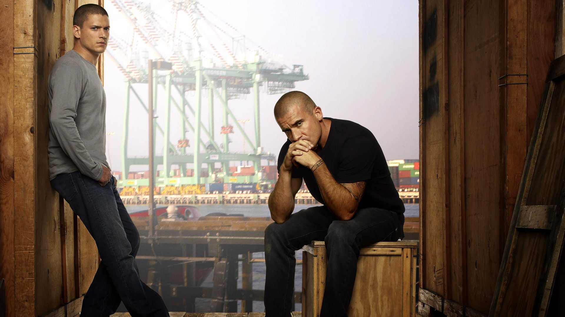 Dominic Purcell Lincoln Burrows Wentworth Miller Michael Scofield 1920x1080