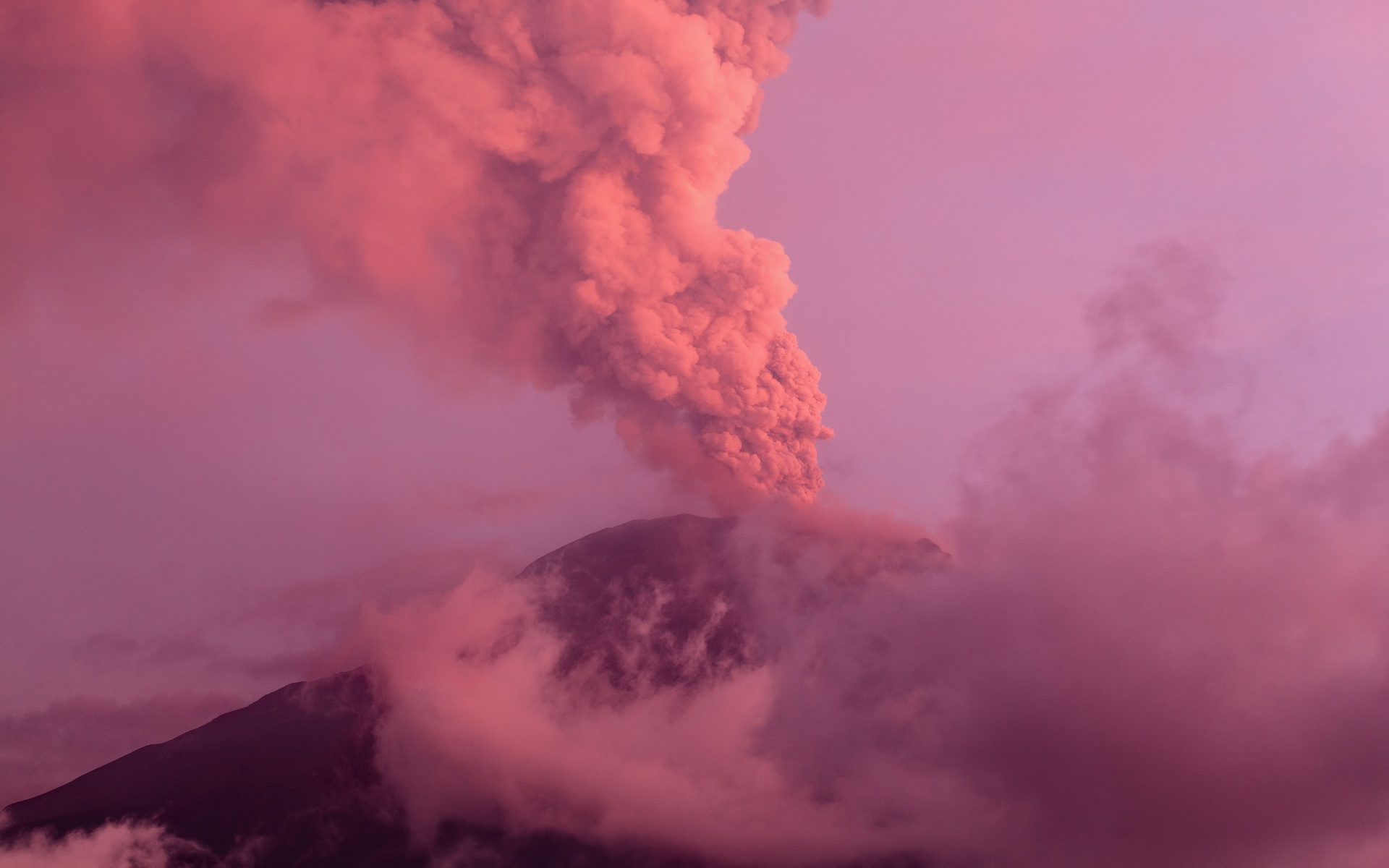 Tungurahua Cordillera Oriental Ecuador Volcano Eruption Stratovolcano 1920x1200