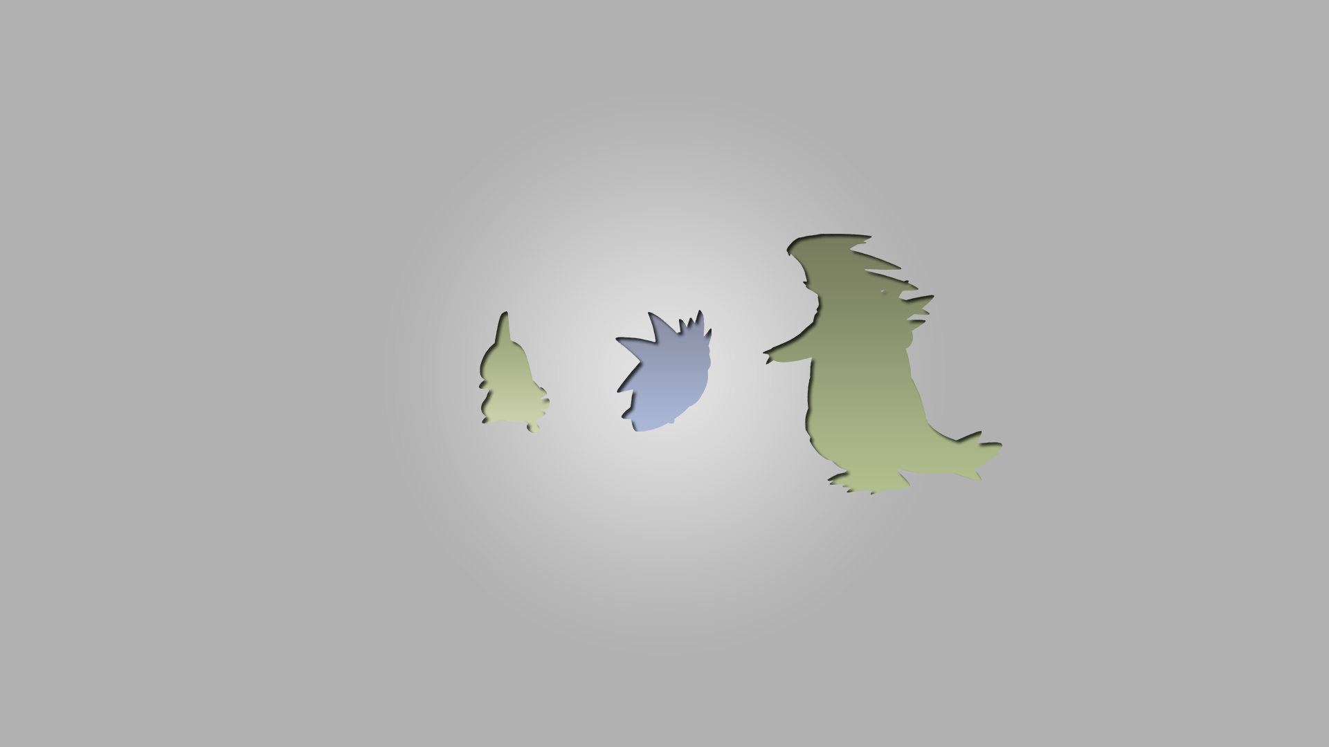 Pokemon Tyranitar Pokemon Second Generation Minimalism Larvitar 1920x1080