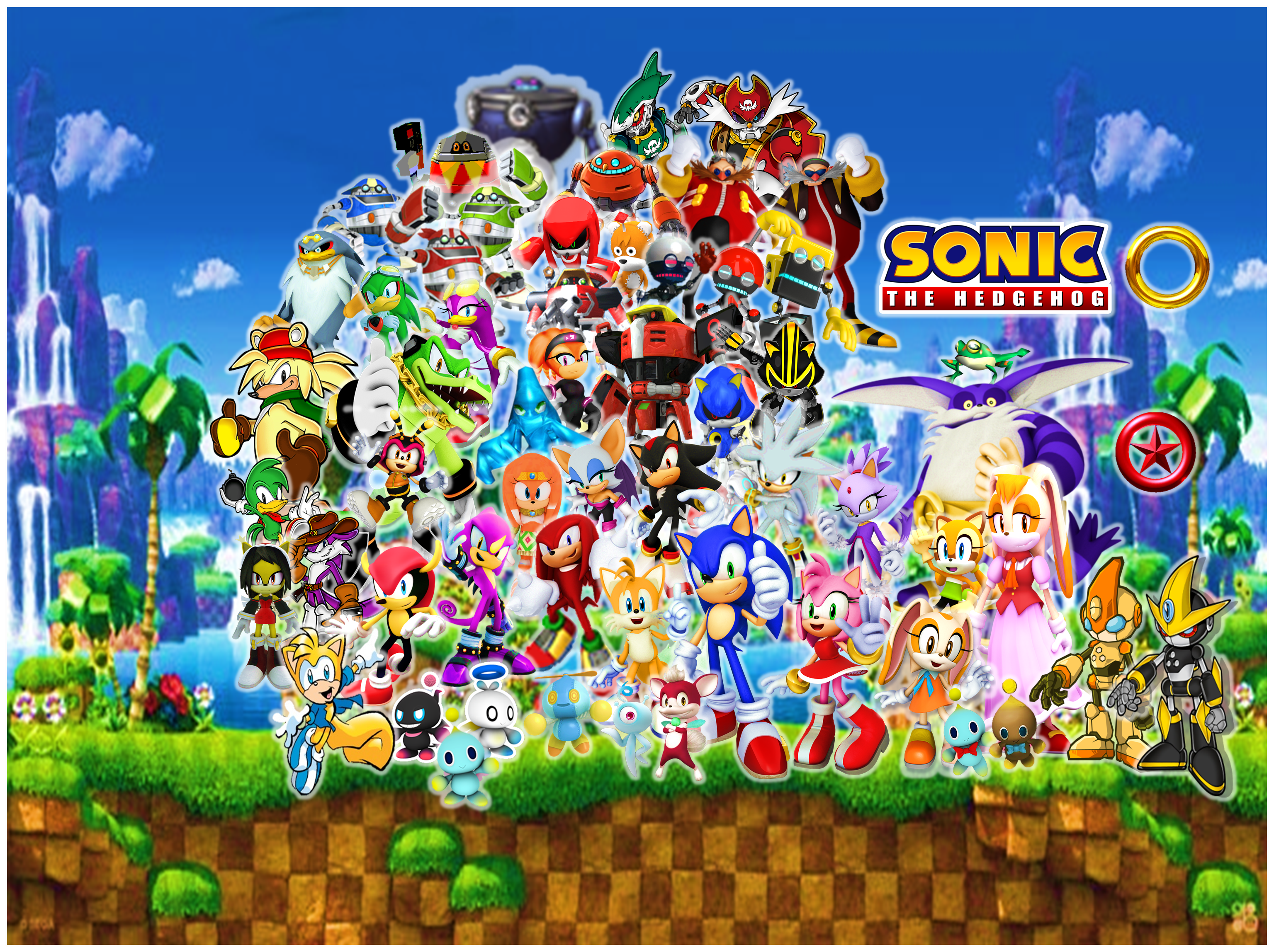 Sonic The Hedgehog Miles Quot Tails Quot Prower Amy Rose Vector The Crocodile Charmy Bee Ray The Fly 3072x2297