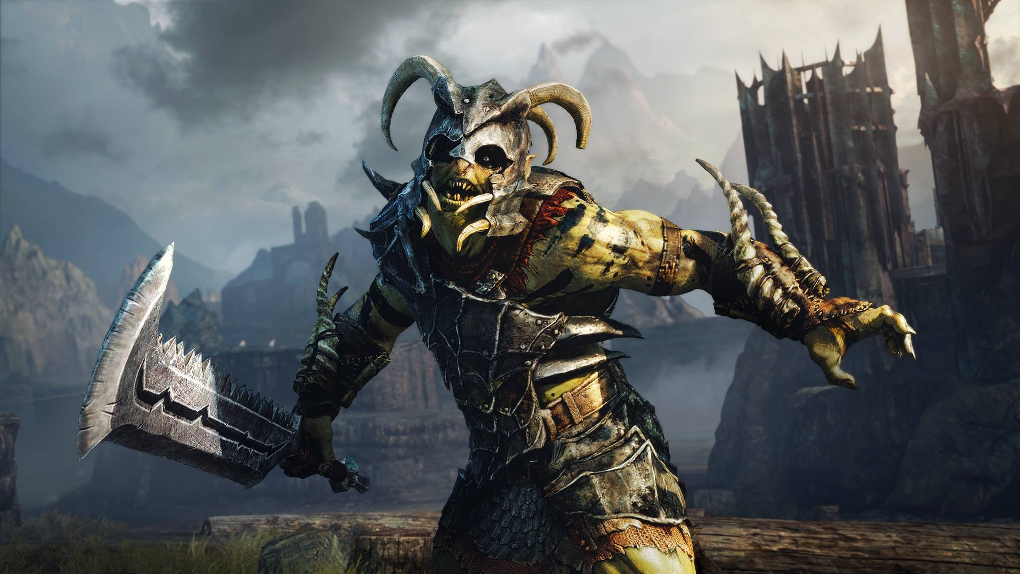 Middle Earth Shadow Of Mordor Video Games Screen Shot Creature Orks 2048x1152