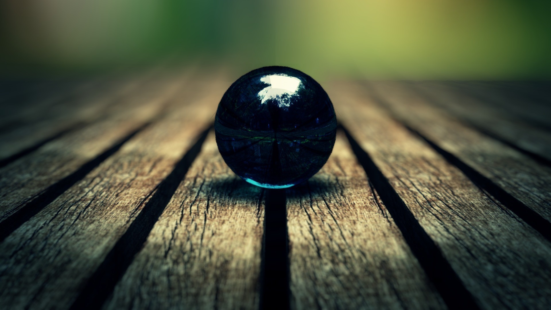 Simple Background Elements Marble Dark Blue Blue Photography Macro Ball 1920x1080