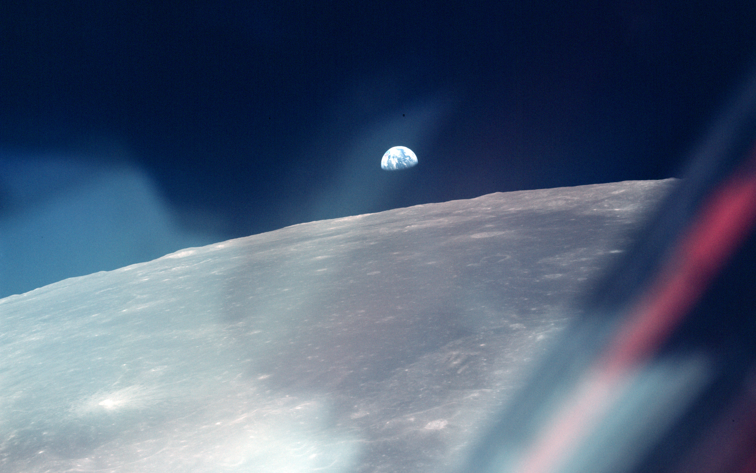 Space Apollo Moon Earth 2560x1600