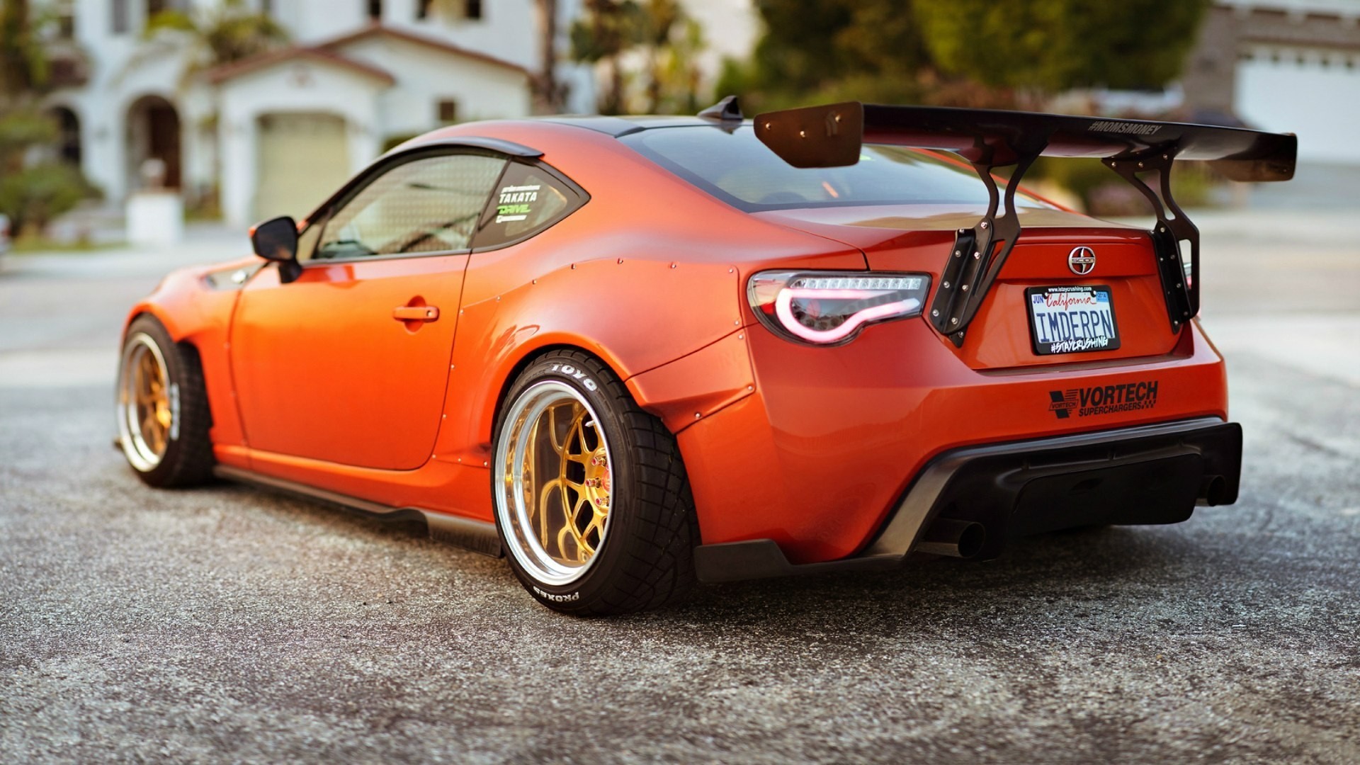 Car Scion FR S Toyobaru Scion Bolt On Fender Flares 1920x1080