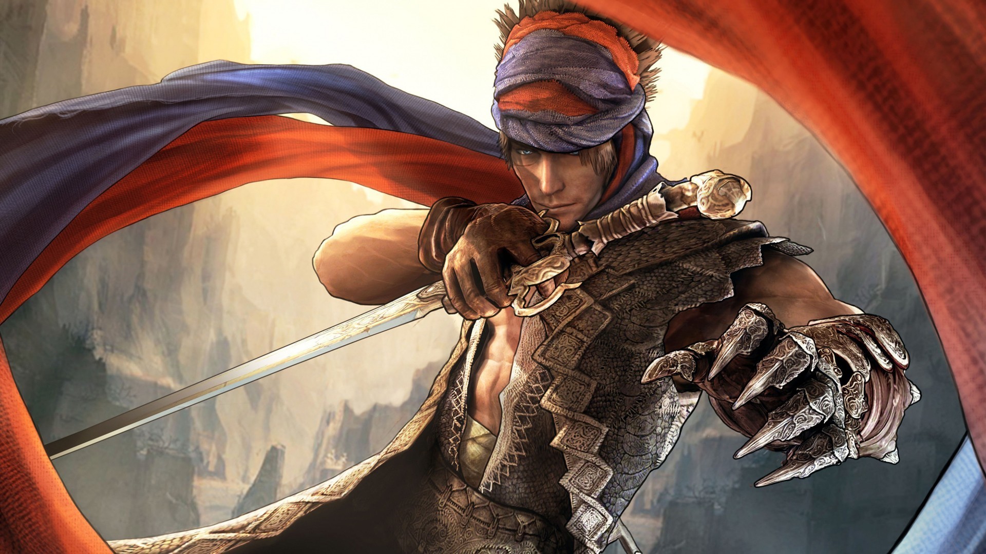 Sword Scarf Red Prince Of Persia 2008 1920x1080