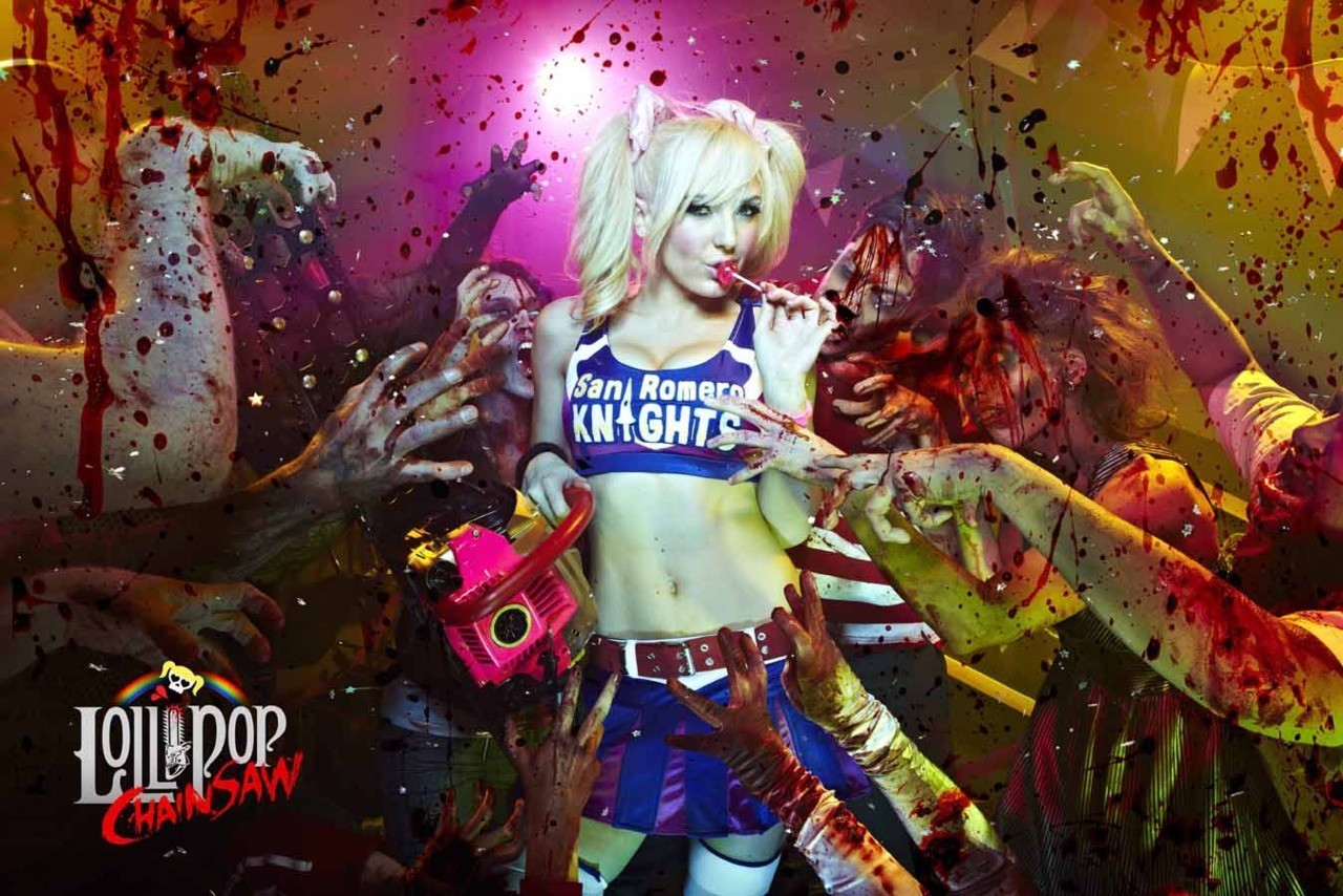 Women Cosplay Video Games Lollipop Chainsaw 1280x854