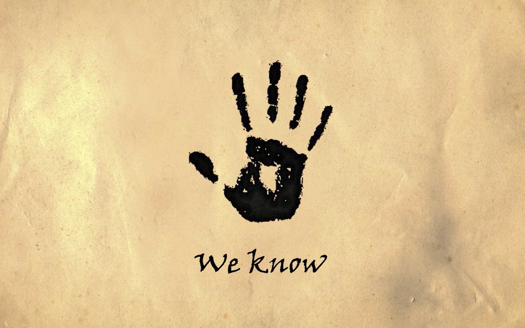 The Elder Scrolls V Skyrim Dark Brotherhood Handprints 1680x1050