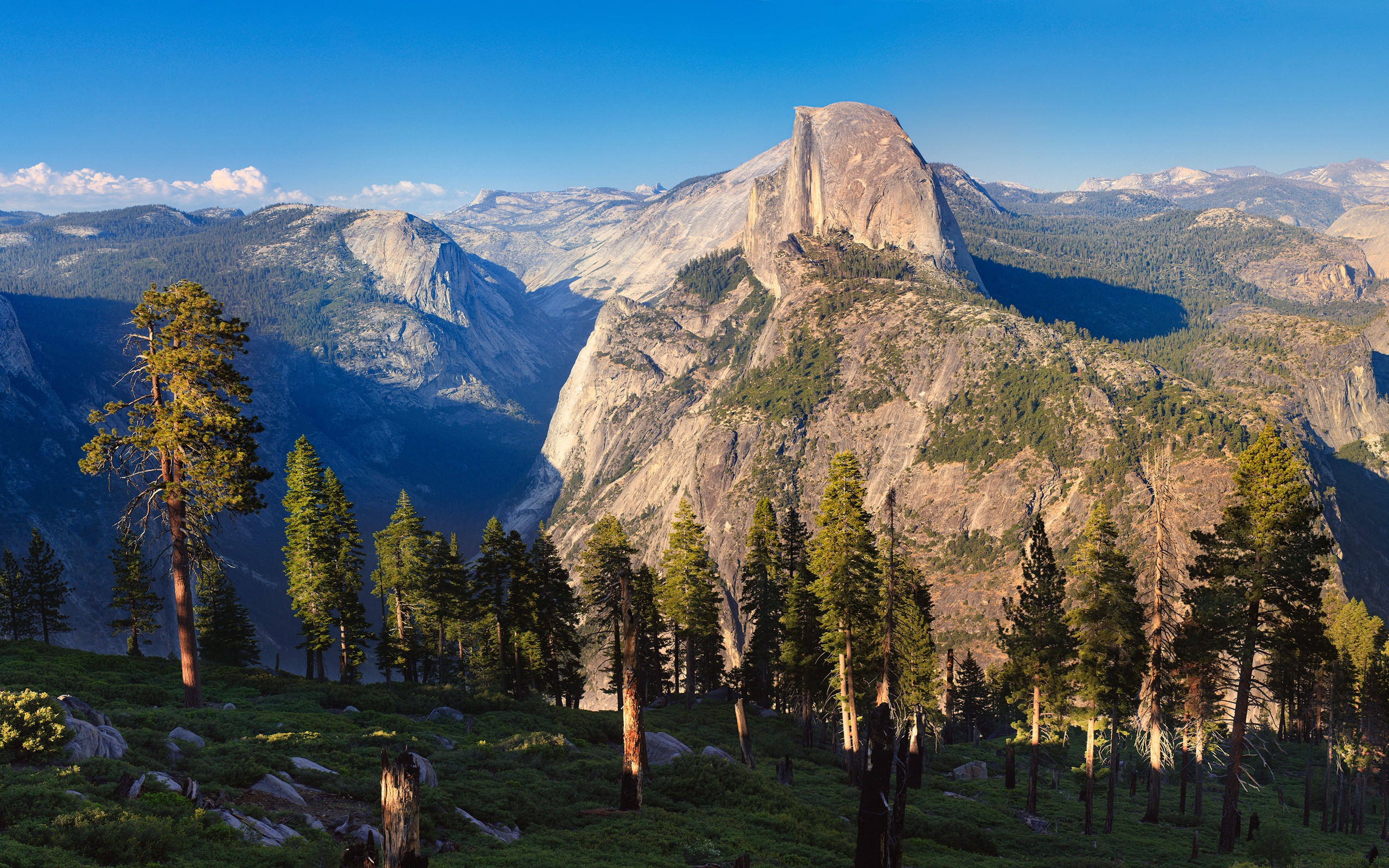 Landscape Yosemite National Park USA Half Dome 2560x1600
