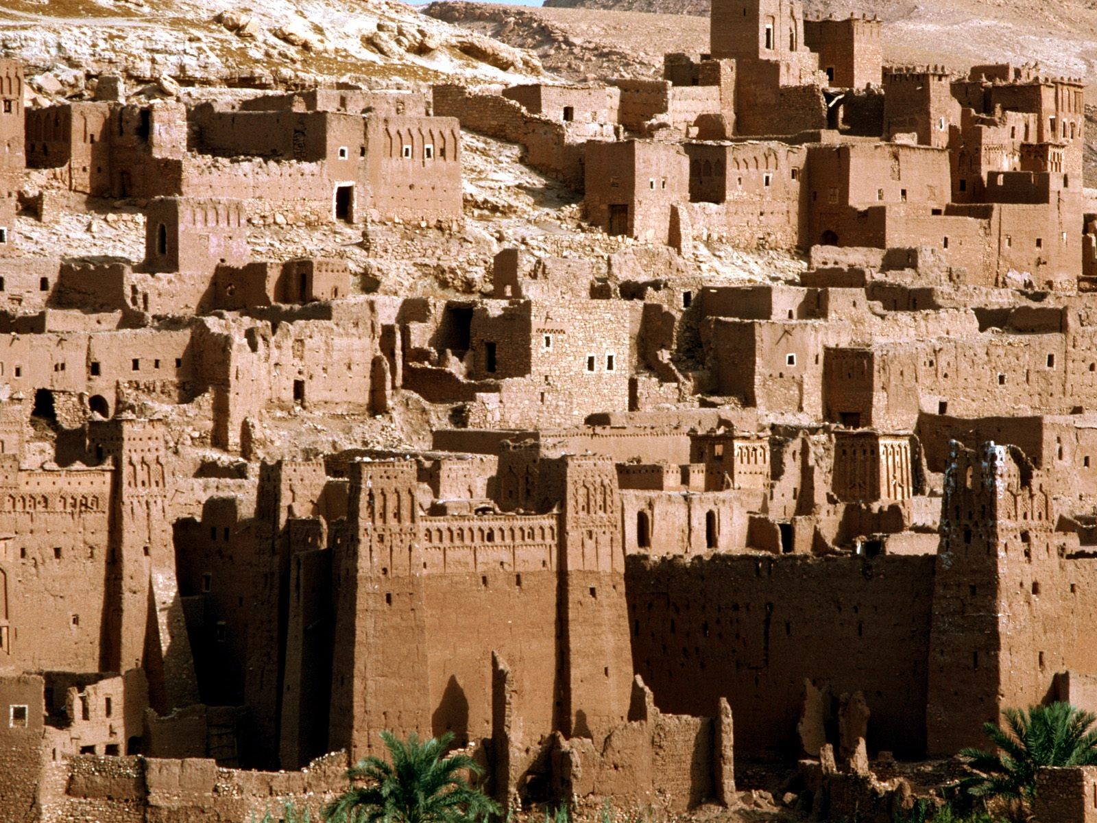 Morocco Village Fort Ruins Old Building 1600x1200