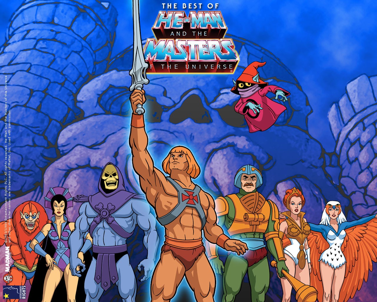He Man He Man And The Masters Of The Universe Cartoon Skeletor 1280x1024