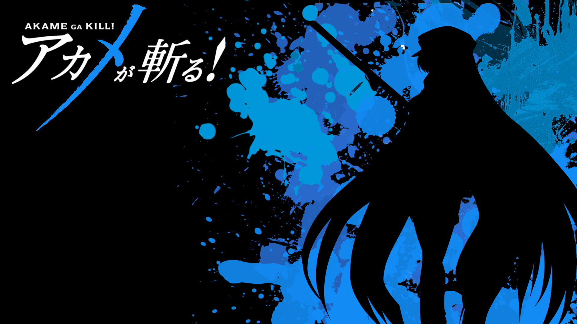 Akame Ga Kill Esdeath Anime Girls Anime Silhouette 1920x1080