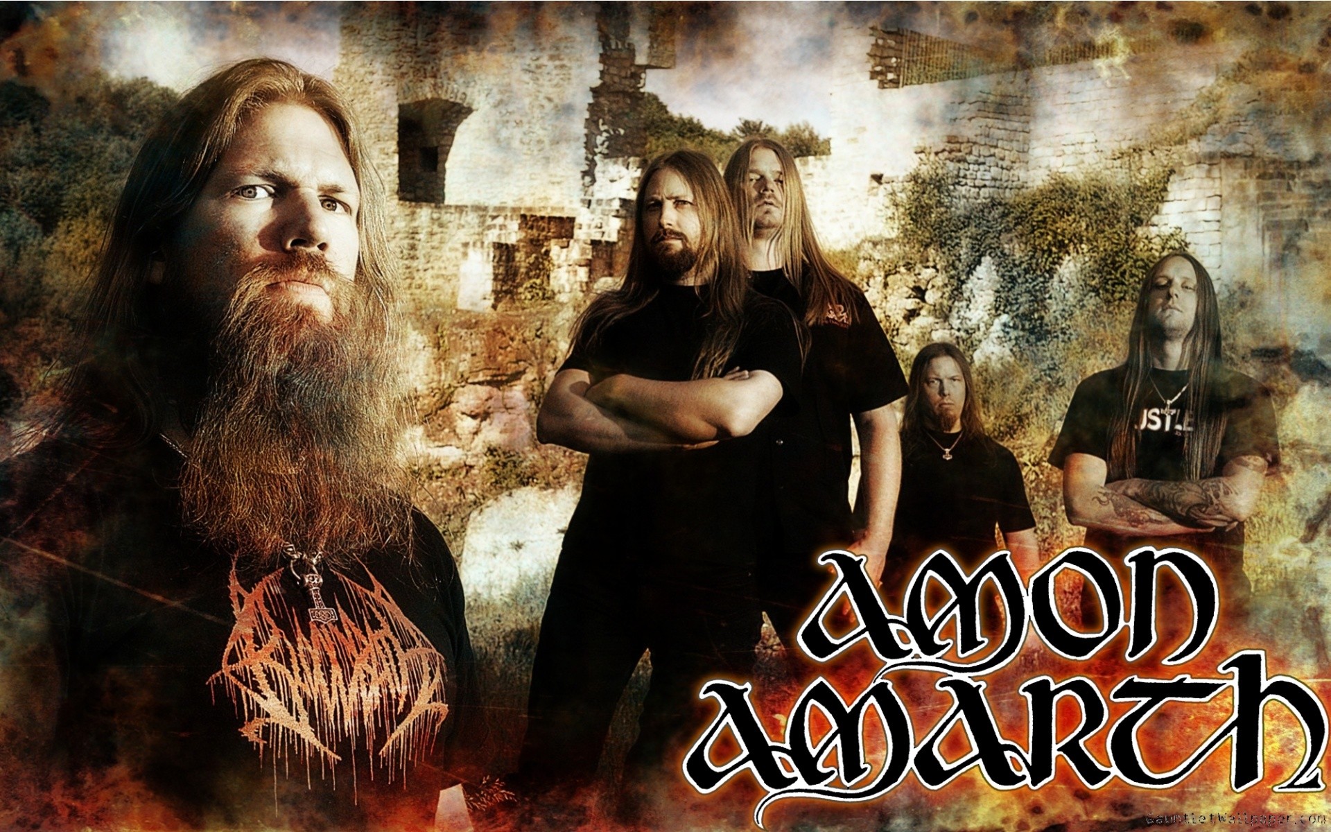 Music Metal Music Amon Amarth Vikings Heavy Metal 1920x1200