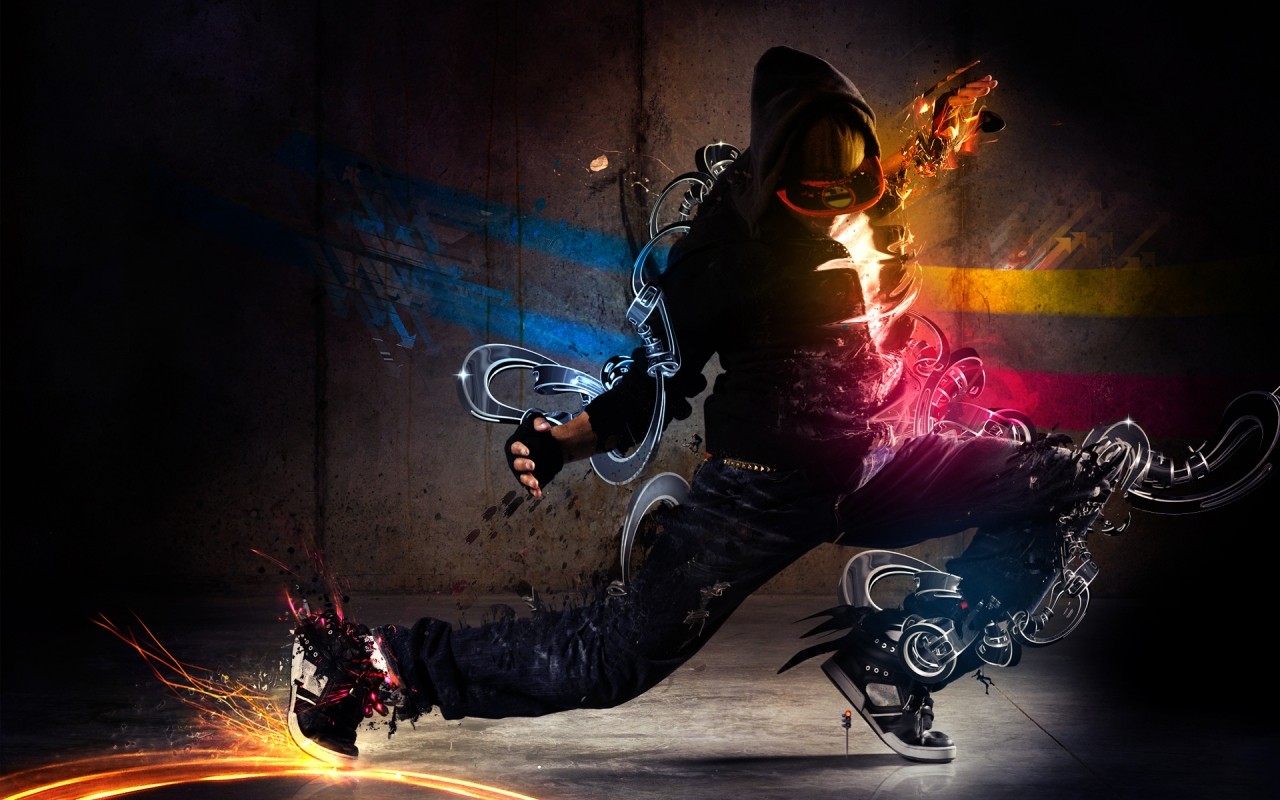 Dancer Digital Art Breakdance Street Dancing 1280x800