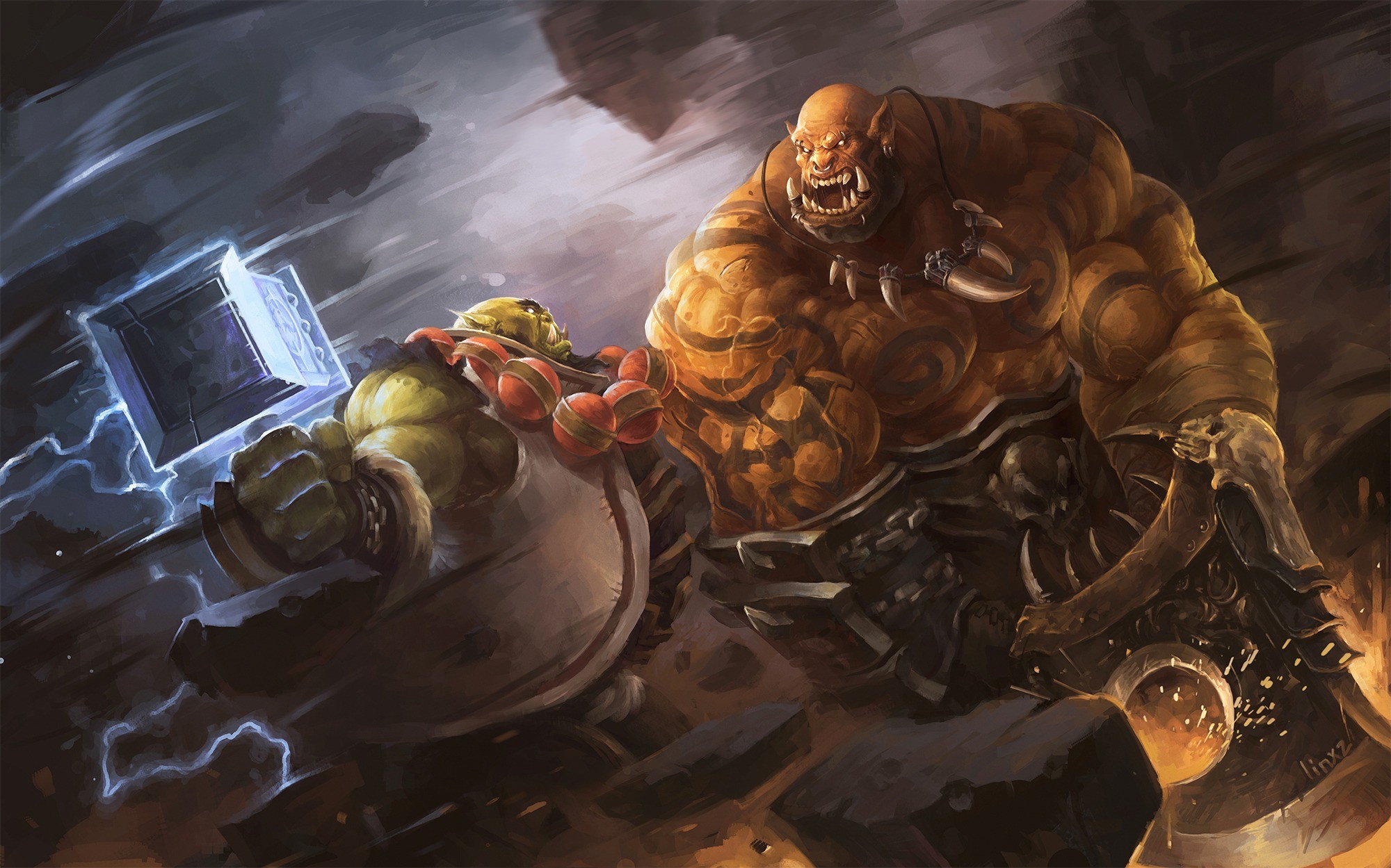 Ork World Of Warcraft Fantasy Art 2000x1249