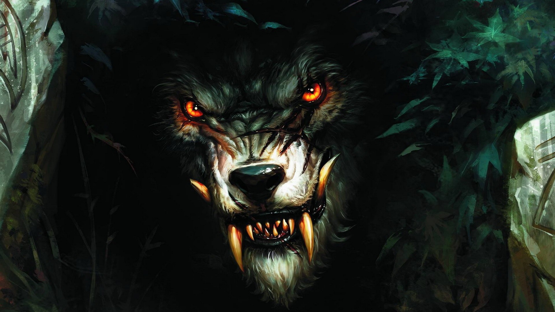 World Of Warcraft Wolf Worgen Video Games Werewolves Creature Fantasy Art 1920x1080