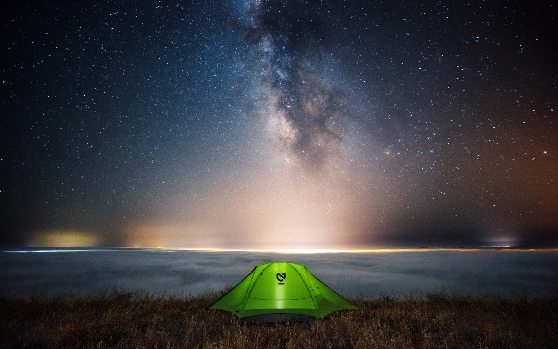 Milky Way Starry Sky Camp Tent 1920x1200