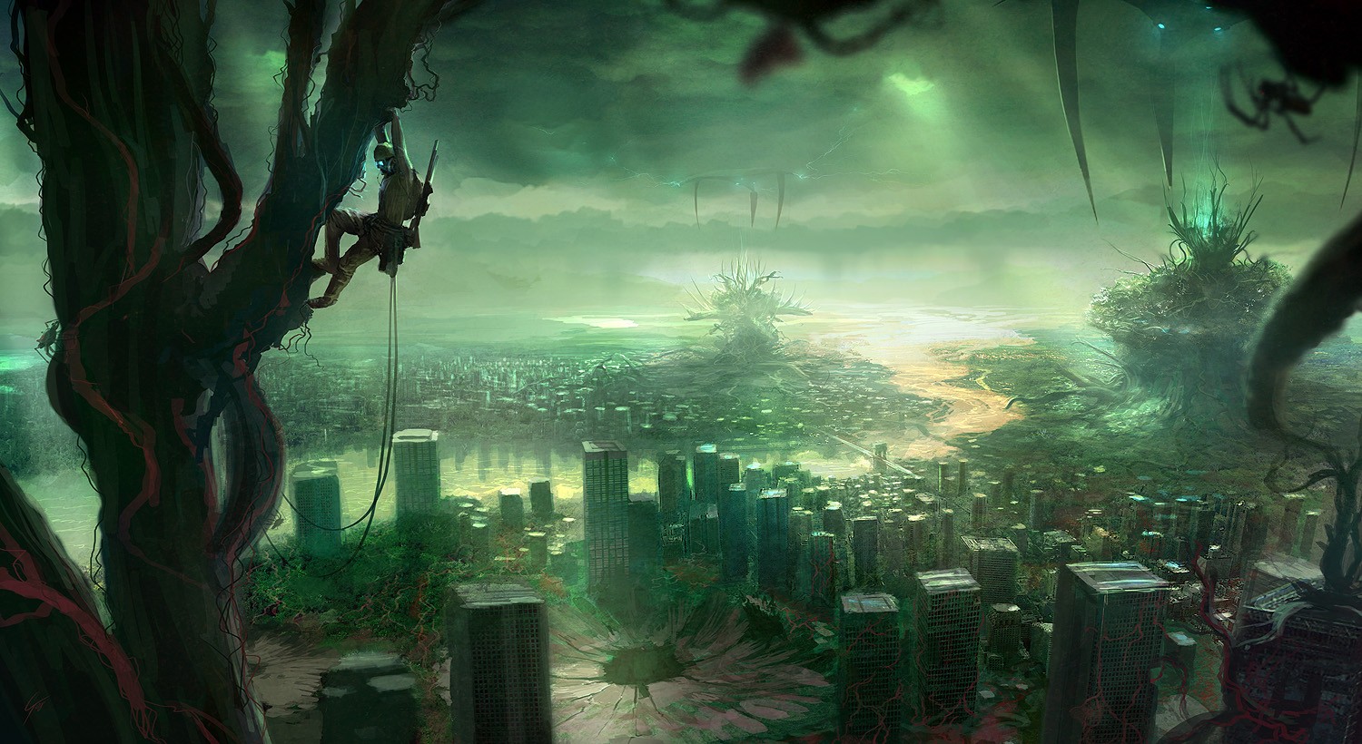 Tiberium Command Conquer Video Games Video Game Art Futuristic Apocalyptic Science Fiction 1500x820
