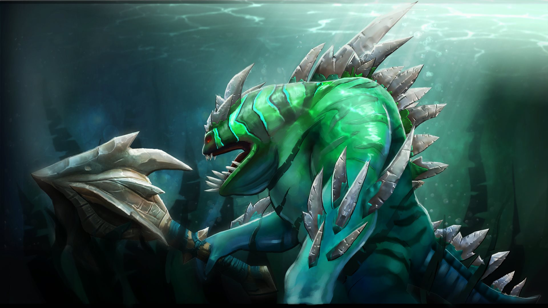 Defense Of The Ancient Dota Dota 2 Valve Valve Corporation Hero Fantasy Art Tidehunter 1920x1080