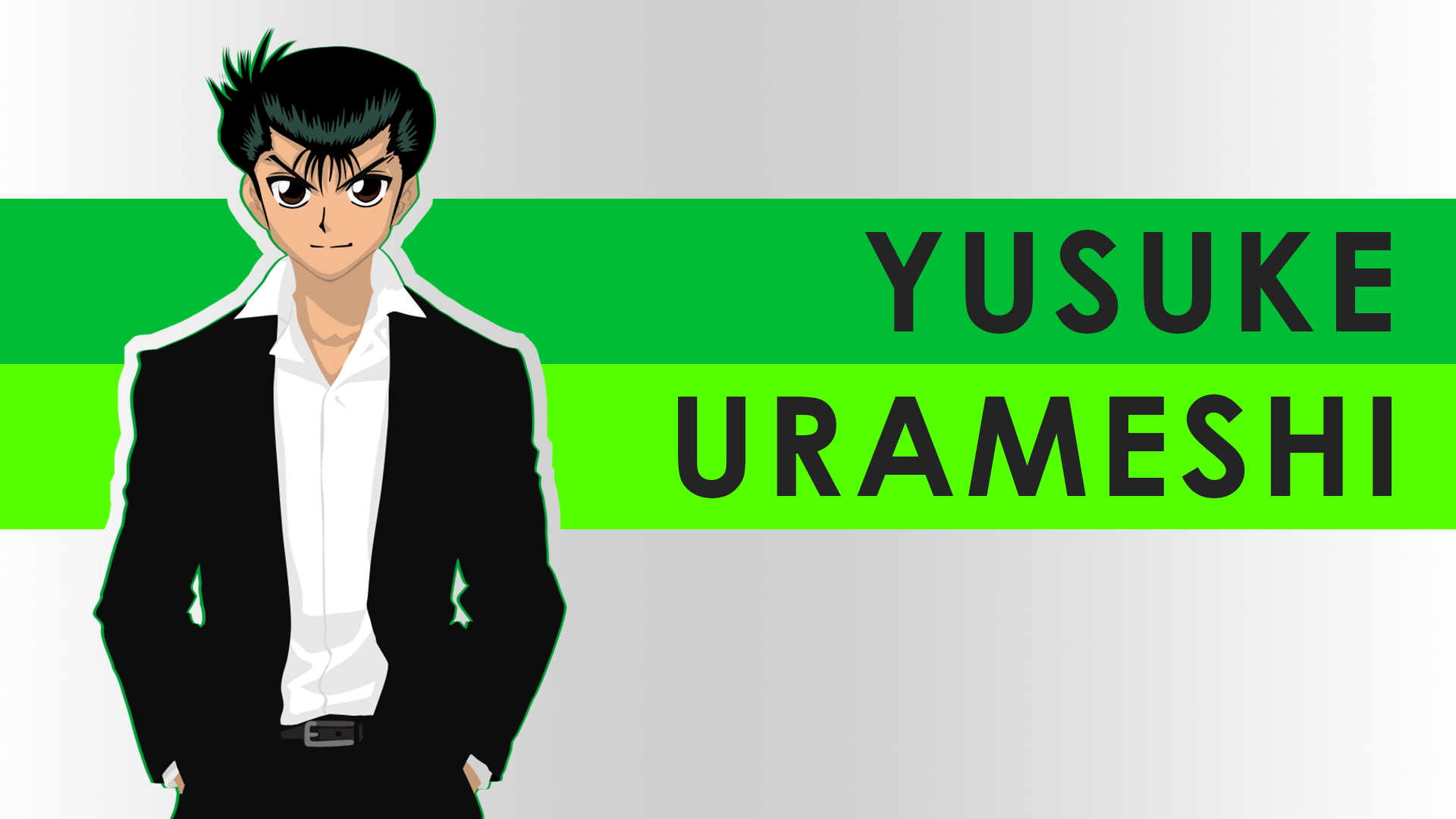 Yu Yu Hakusho Yusuke Urameshi Anime Boys Anime 1920x1080