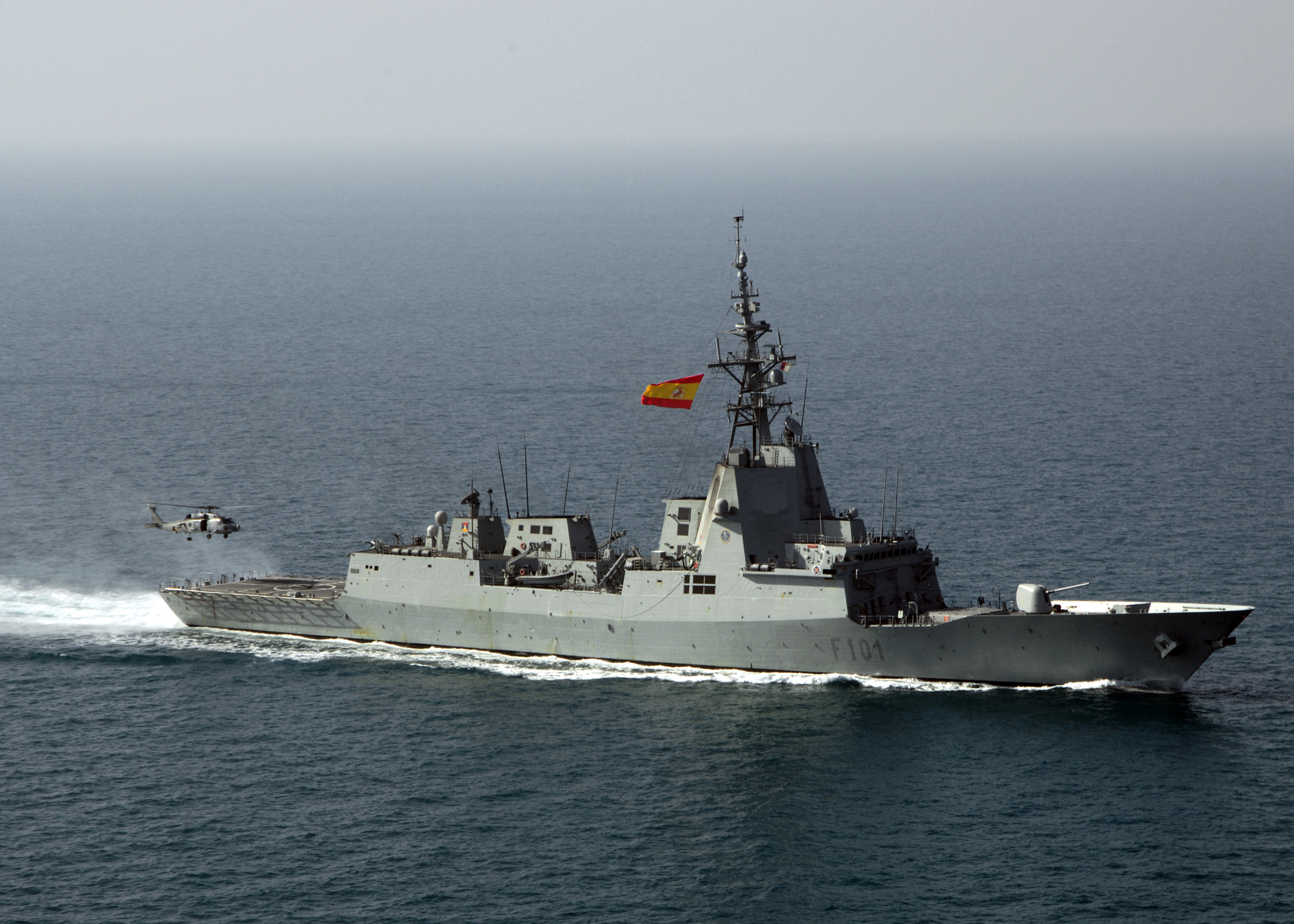 Frigate Warship Alvaro De Bazan F101 2100x1500