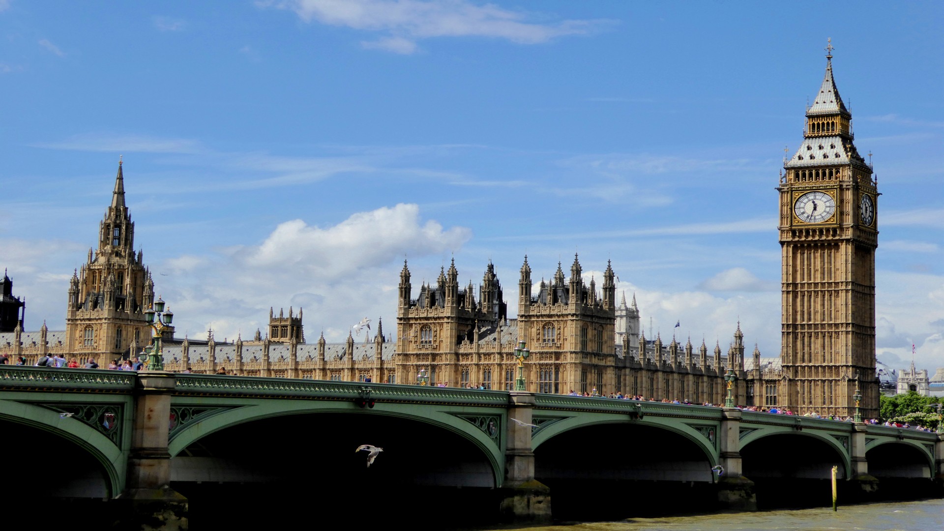 London City Big Ben Westminster 1920x1080