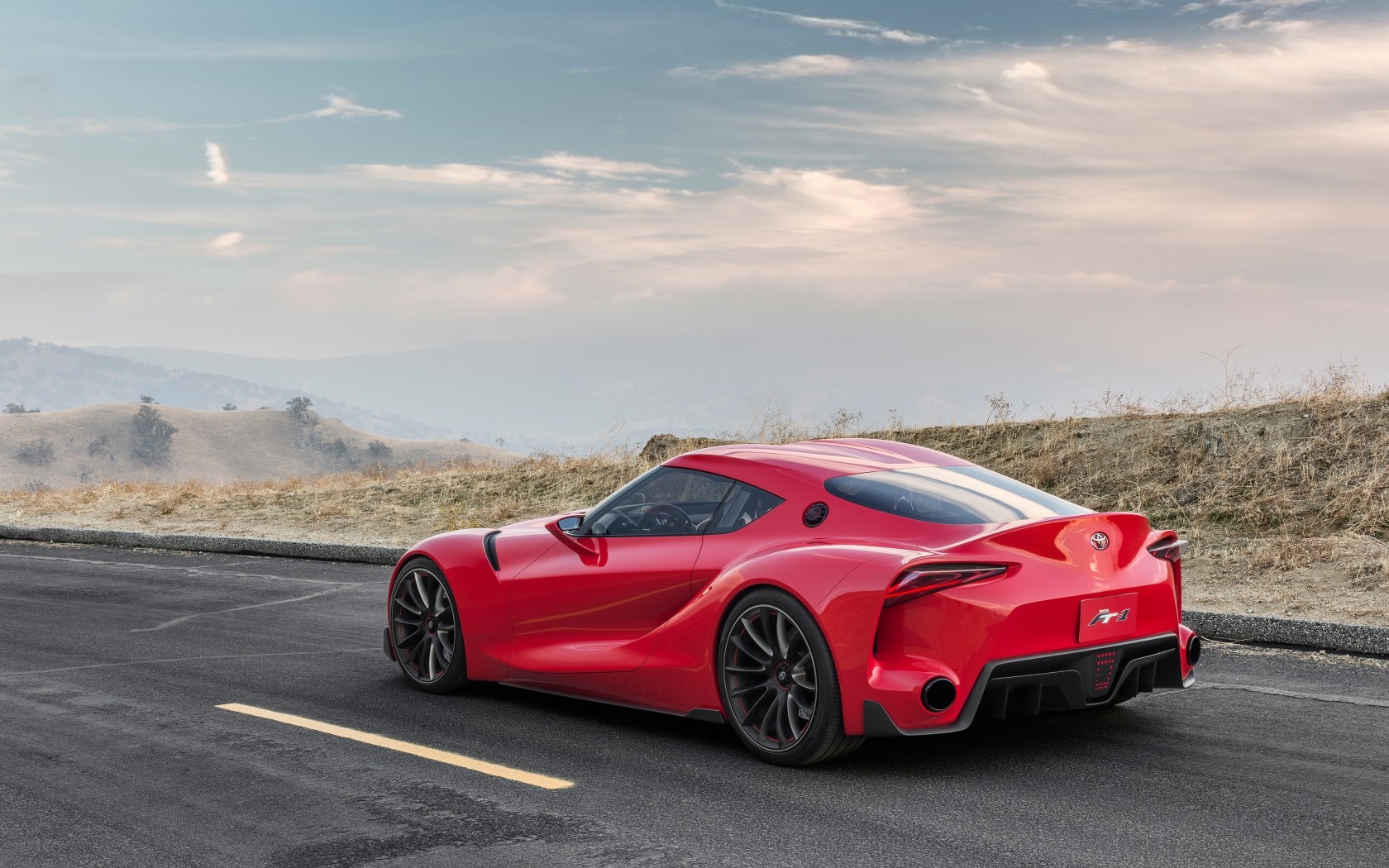Toyota Toyota FT 1 Red Cars Supercars Prototypes 1680x1050