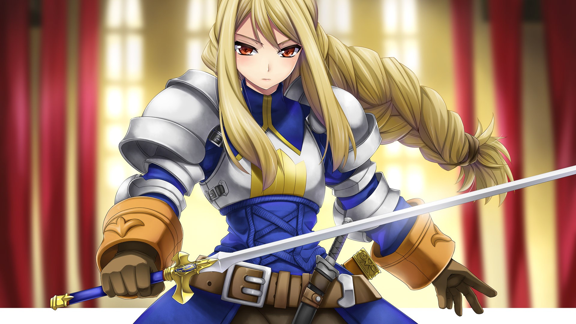 DreamShaper prompt: anime girl with sword and armor in - PromptHero