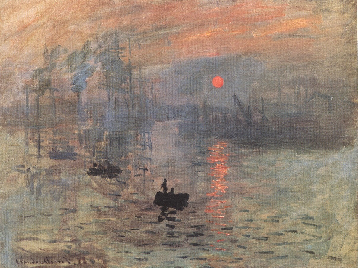 Painting Claude Monet Classic Art Boat 1209x905