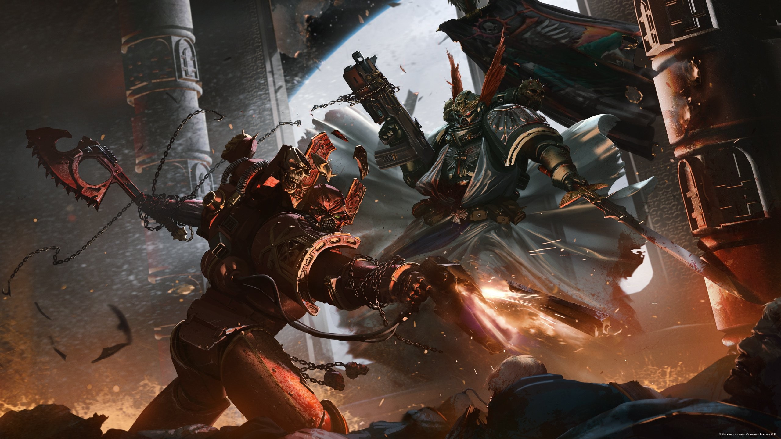 Warhammer 40 000 Fighting Chaos Space Marine 2560x1440