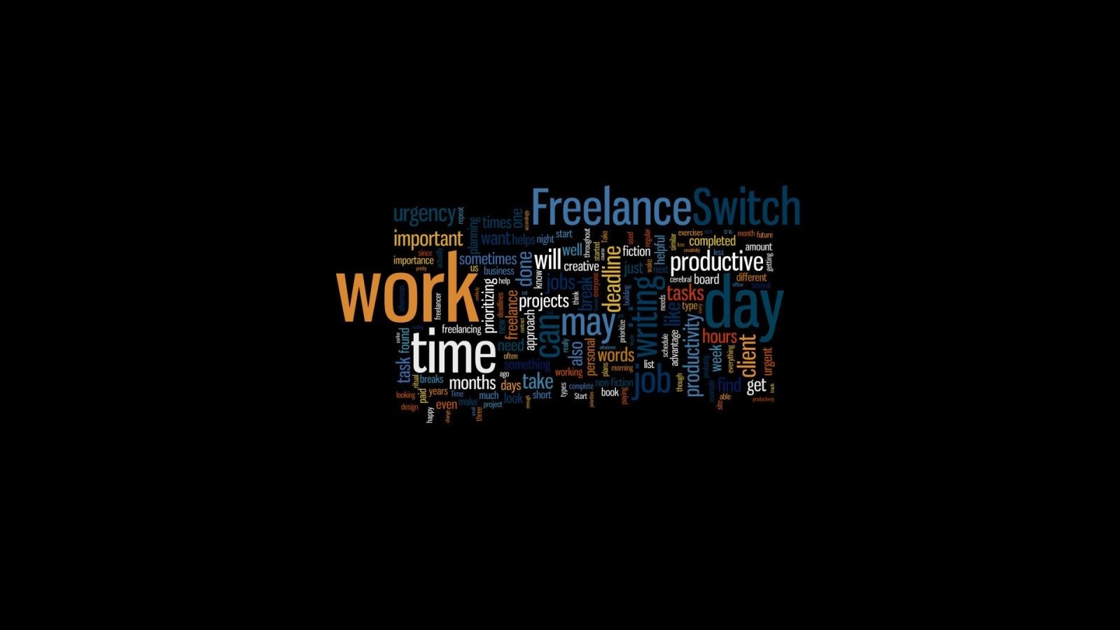 Abstract Simple Background Word Clouds Typography Work Digital Art Black Background 1600x900