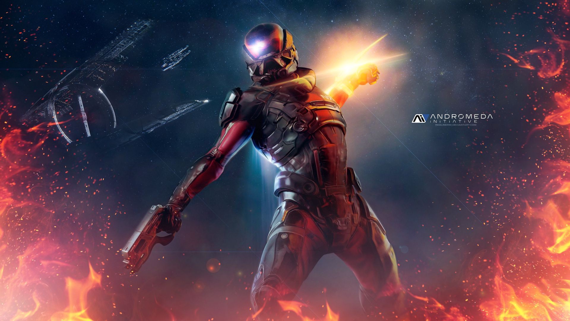 Andromeda Initiative Mass Effect Andromeda Mass Effect Ryder 1920x1080