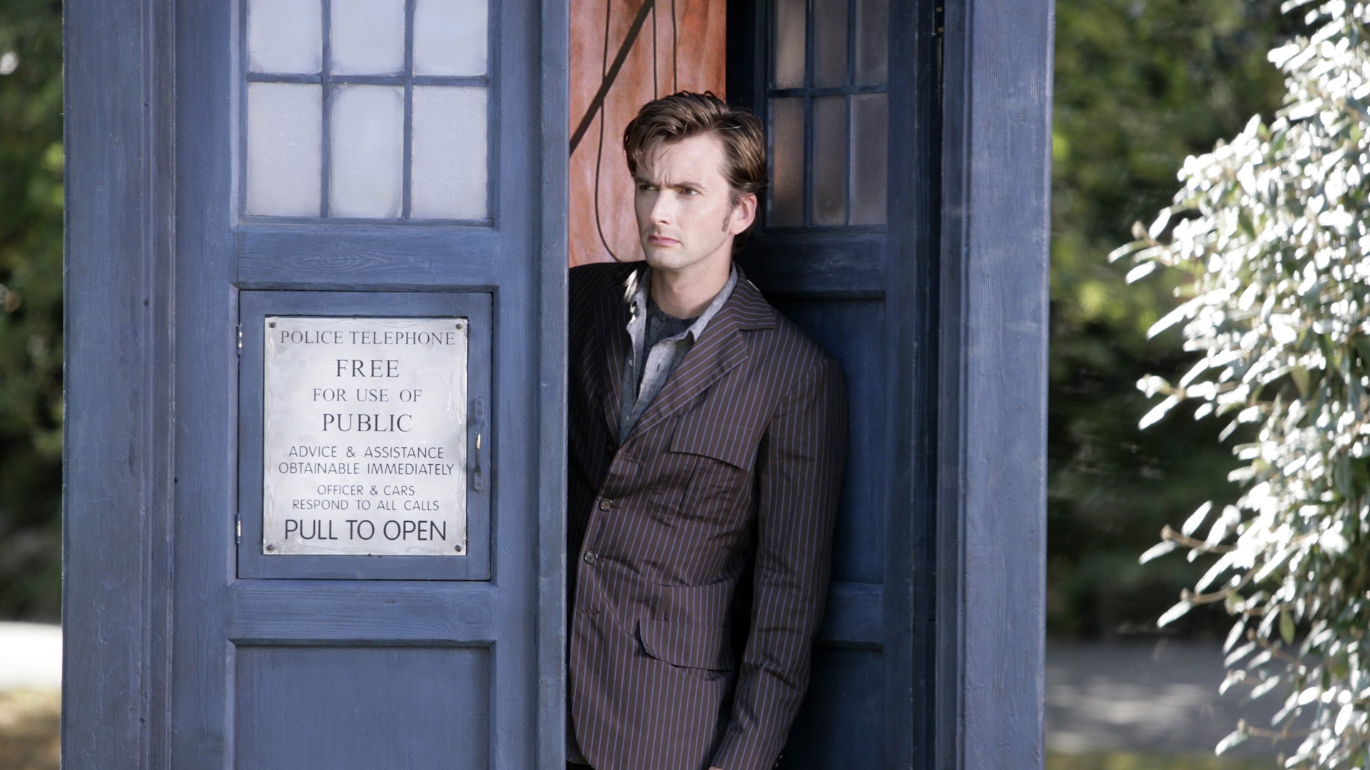 Doctor Who The Doctor David Tennant Tenth Doctor TARDiS 1920x1080