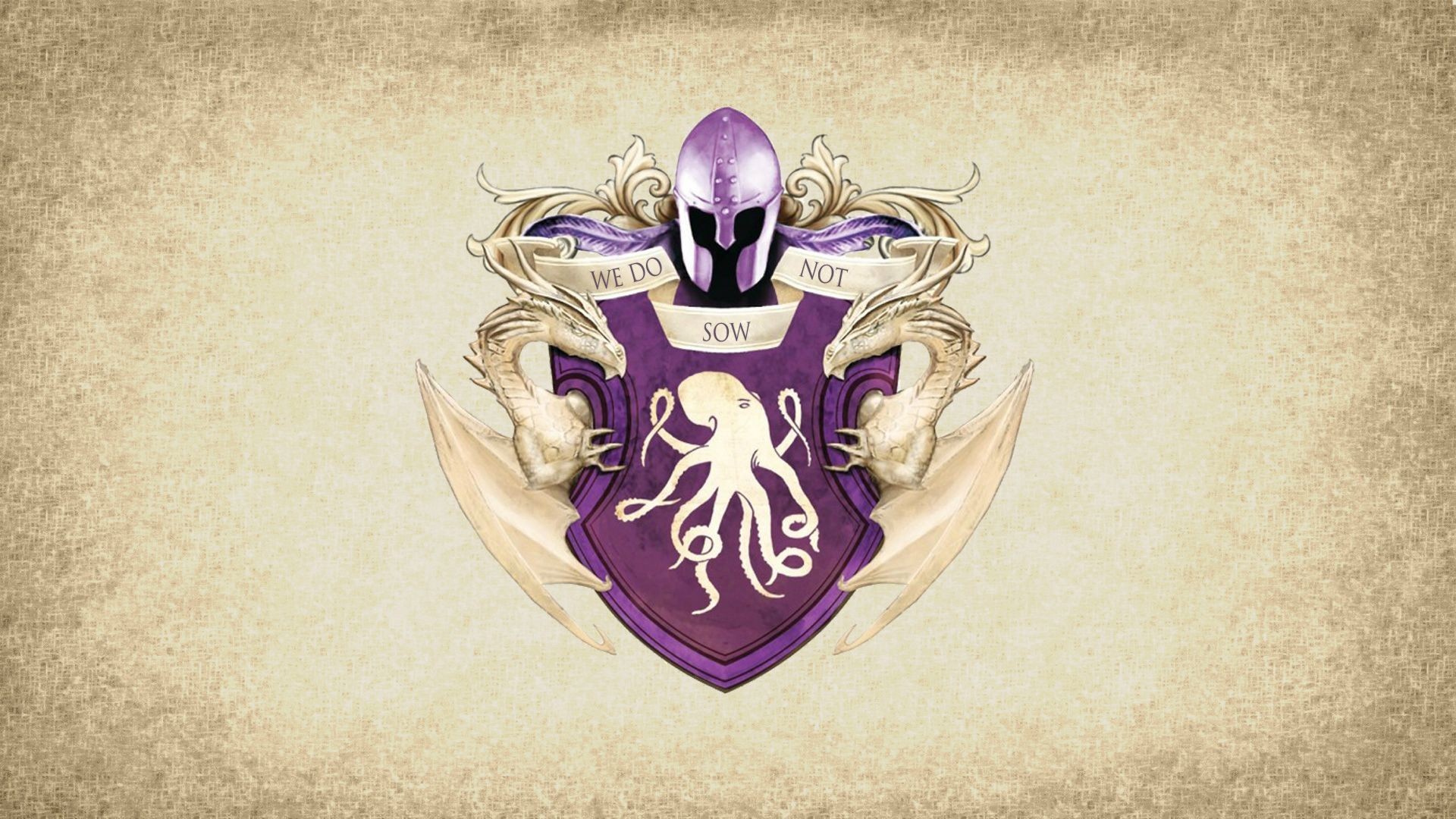 A Song Of Ice And Fire Coats Of Arms Crest House Greyjoy Sigils Game Of Thrones Kraken 1920x1080