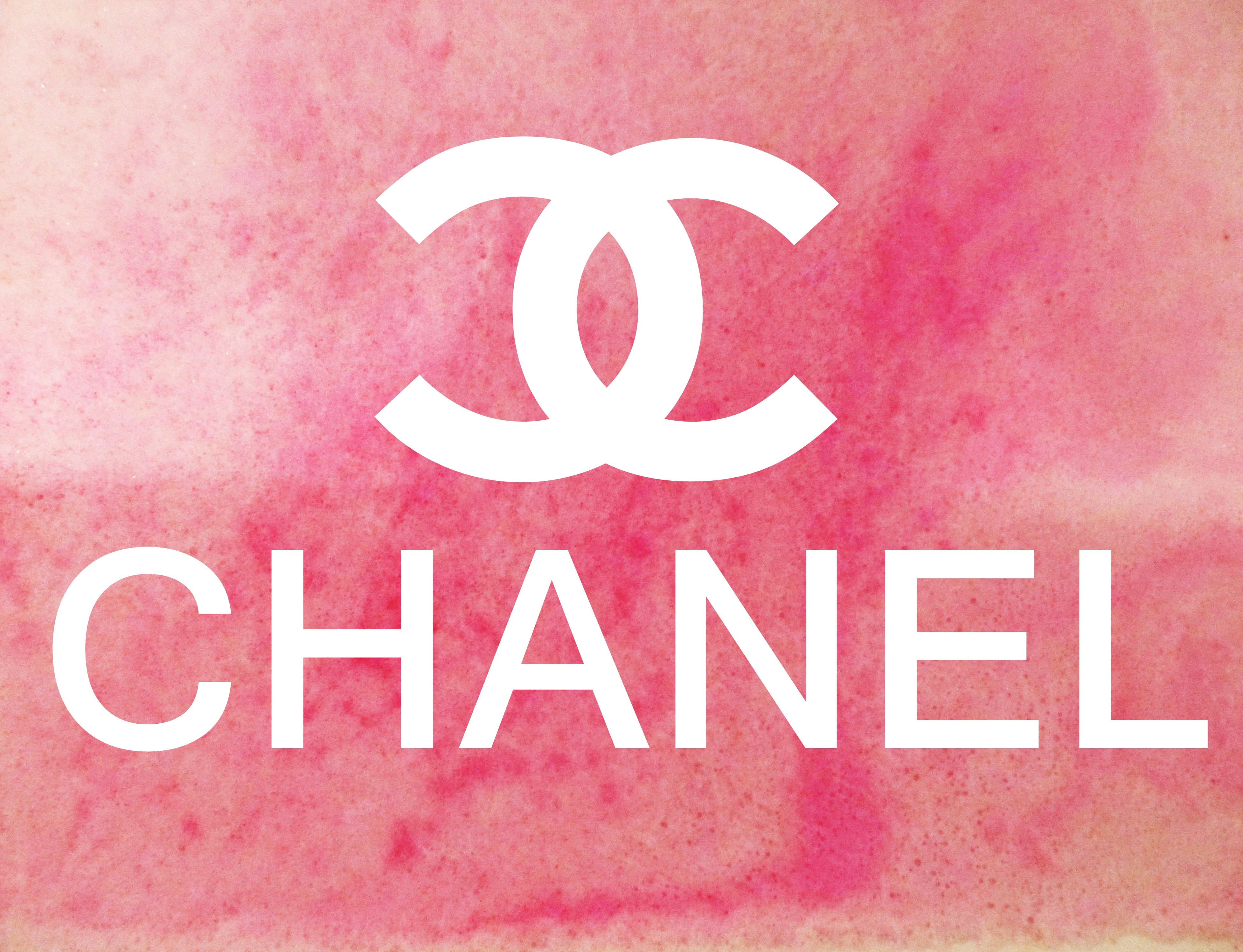 Chanel Pink Background Logo 3908x2994