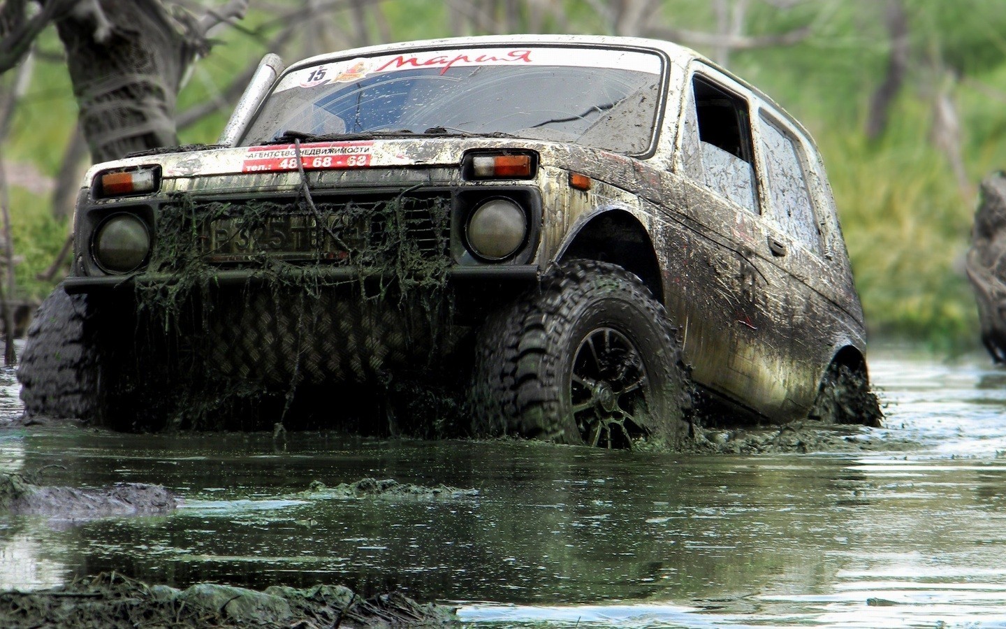 Lada Niva Car Dirt Mud Vehicle LADA 1440x900