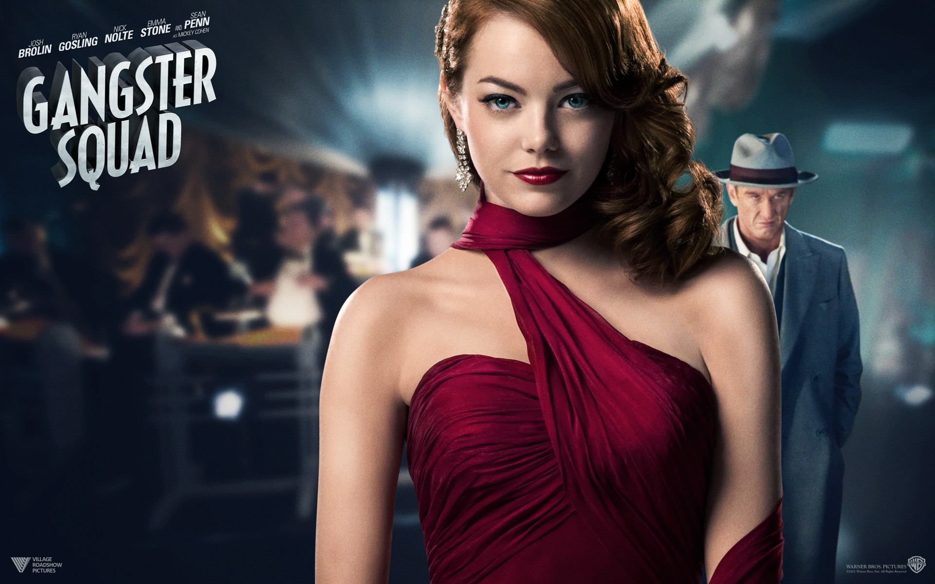 Gangster Squad Women Movies Movie Poster Actress 1920x1200