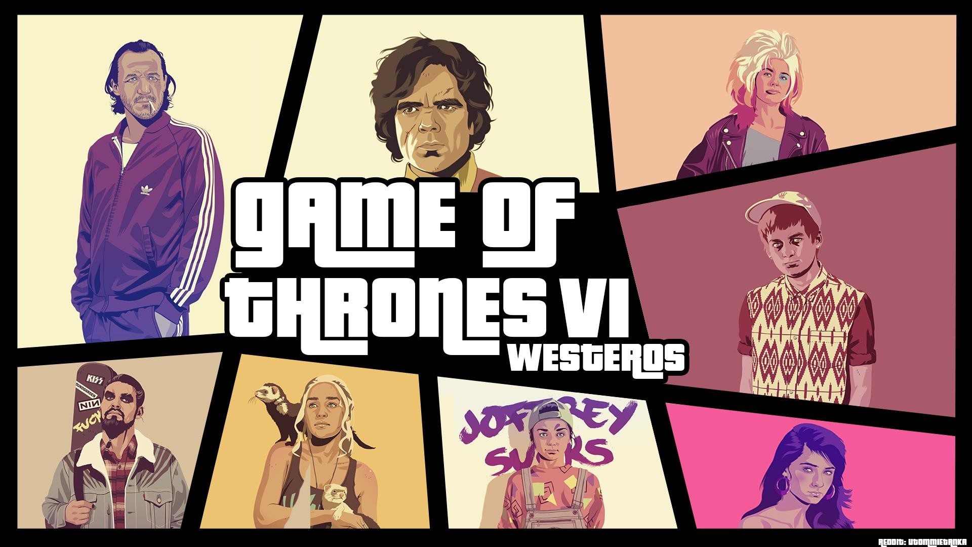 Game Of Thrones Grand Theft Auto IV Grand Theft Auto Crossover Parody Mix Up Video Games 1920x1080